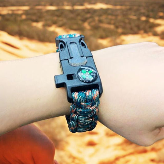 Camo 550 Paracord Survival Bracelet