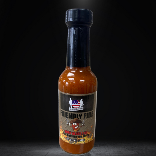 Friendly Fire Hot Sauce | Fire Roasted Veteran Hot Sauce