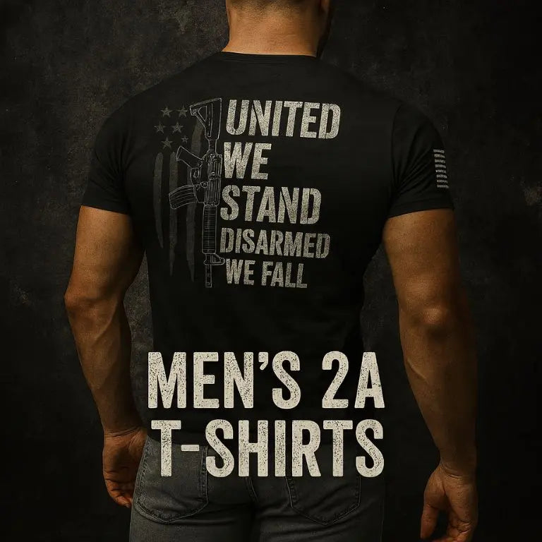 Mens Second Amendment Apparel - Stand for Freedom, Wear It Proud