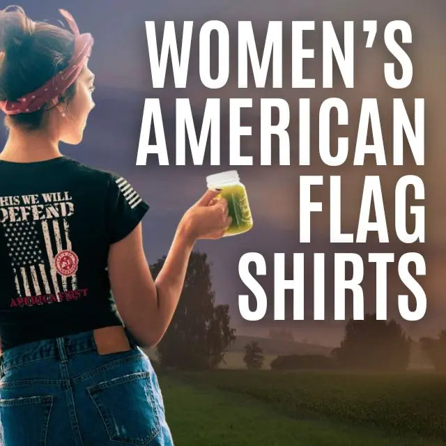 Women's American Flag T-Shirts