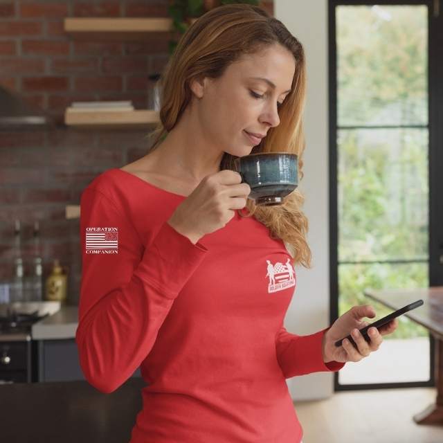 Remember Everyone Deployed – R.E.D. Friday Women’s Long Sleeve Tee