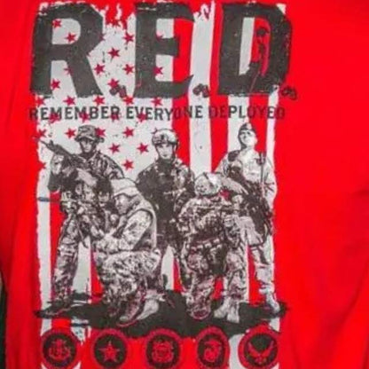 Remember Everyone Deployed – R.E.D. Friday Women’s Long Sleeve Tee
