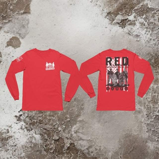 R.E.D. Friday Men's Long Sleeve Shirt | Remember Everyone Deployed