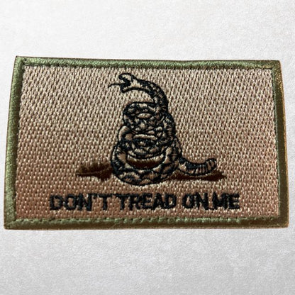Black MOLLE patch Don’t Tread On Me Patriotic Patch for tactical use