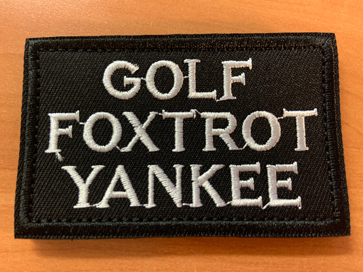 Golf Foxtrot Yankee Patch