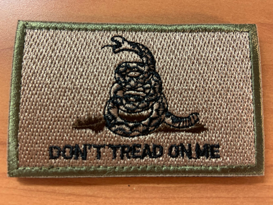 Don't tread on me - embroidered patch 9x6 CM