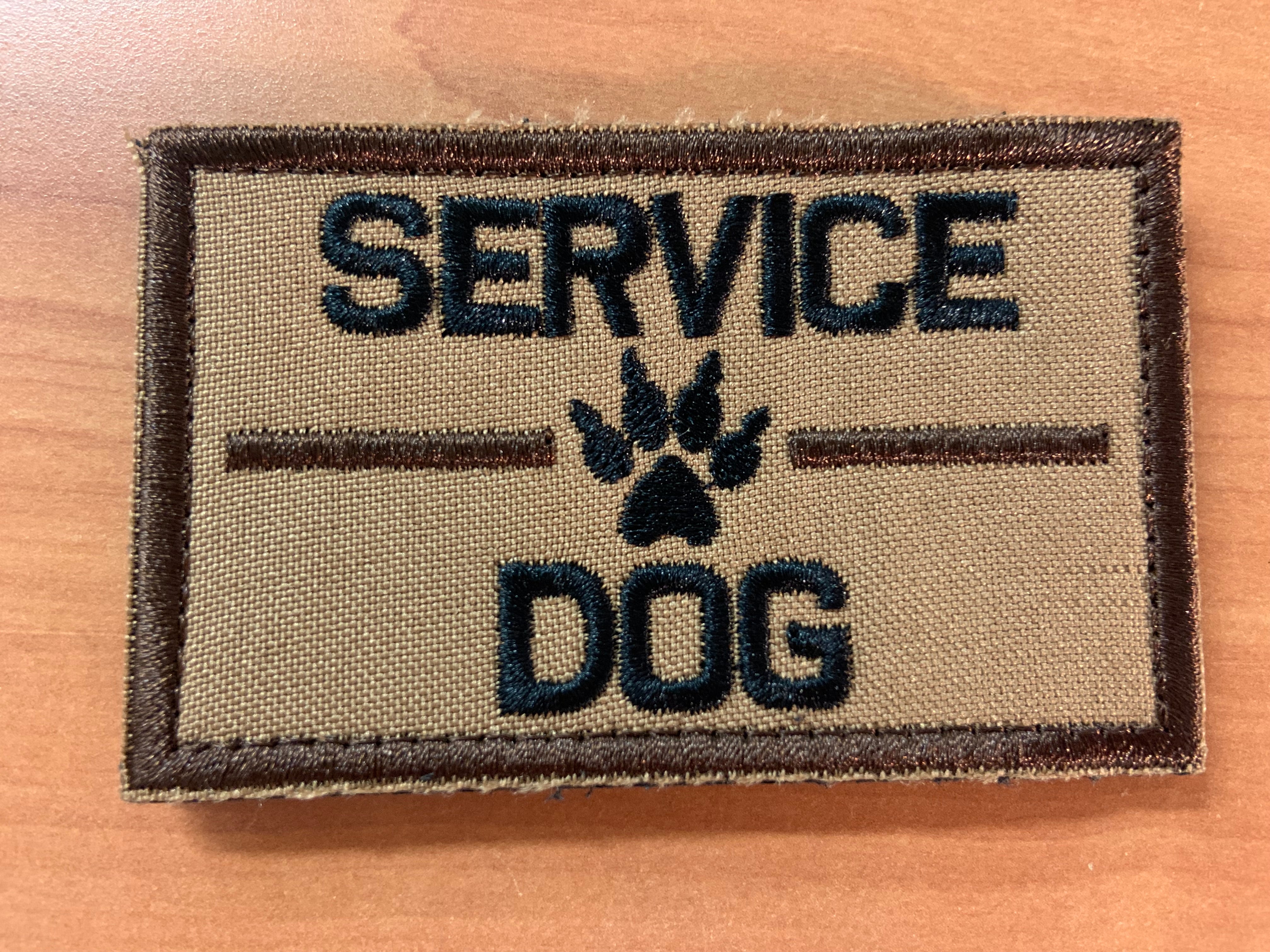 Service Dog Ask To Pet Velcro Patch
